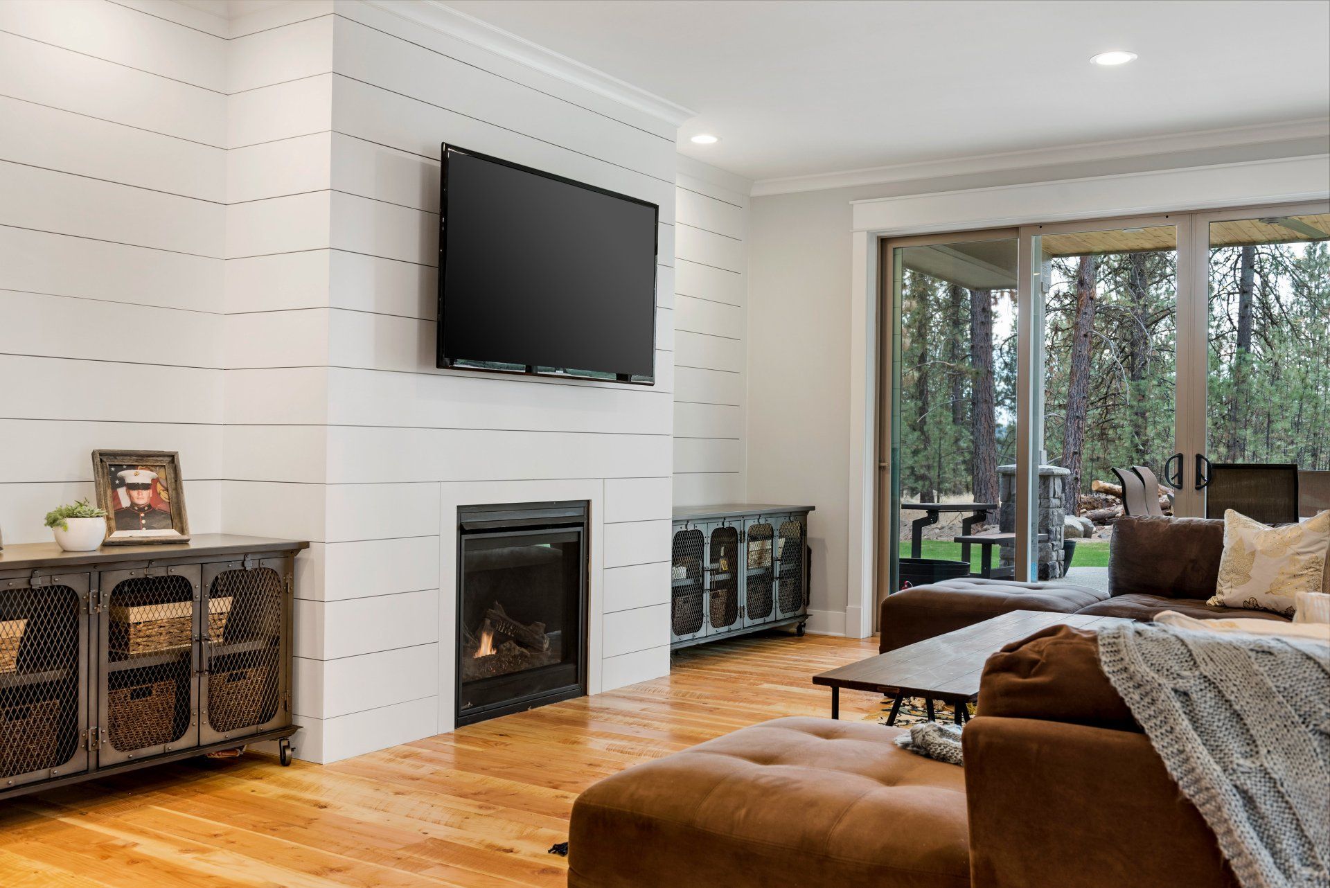 Custom living room design