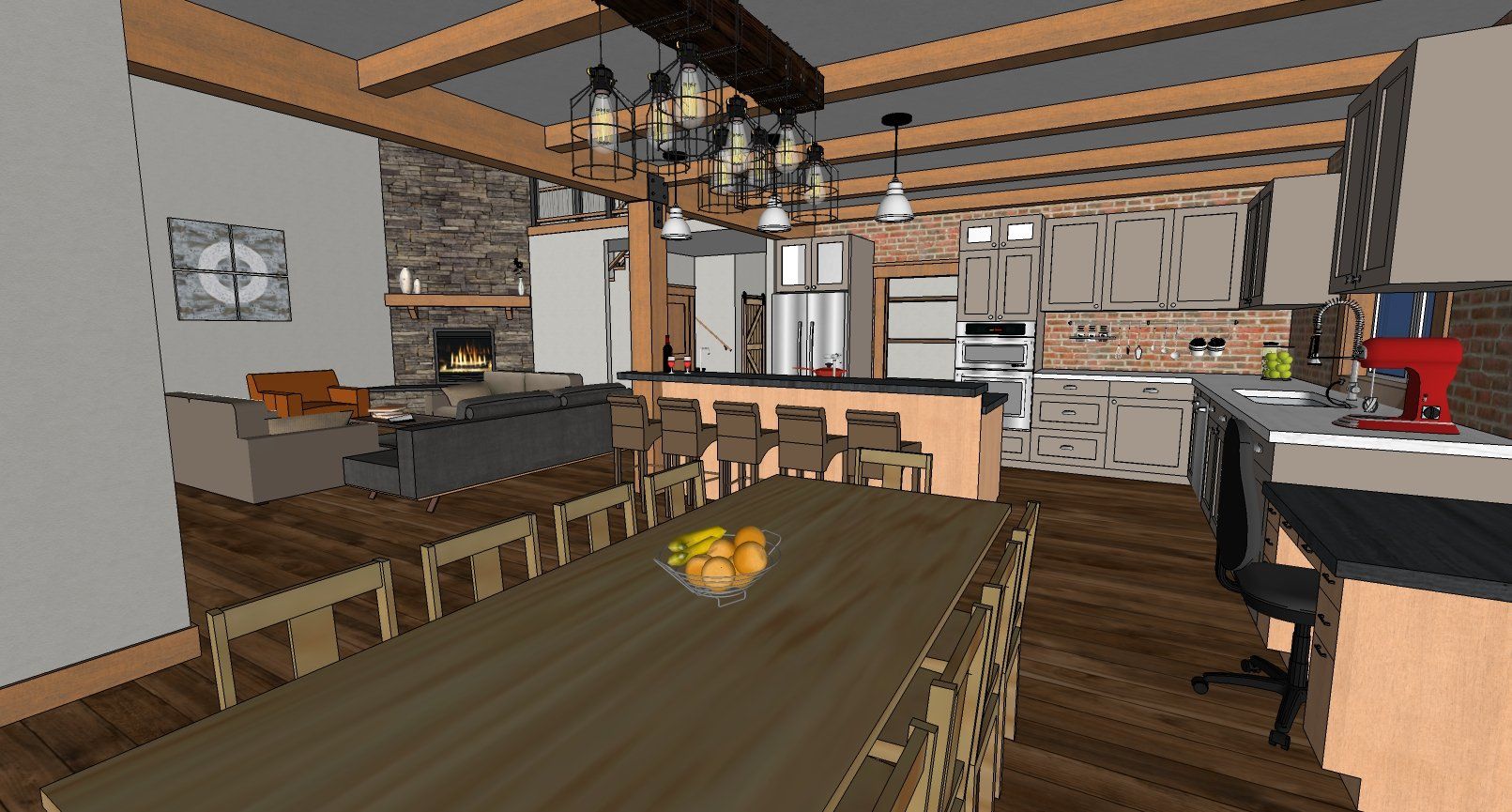 3D Liberty Lake Home Model